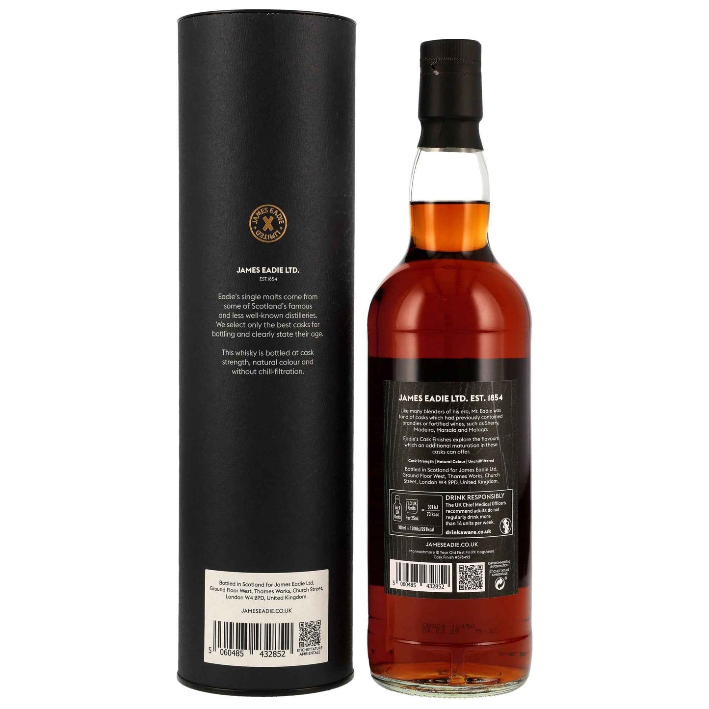 Mannochmore 12 2013/2025 - James Eadie - PX Hogshead #378492