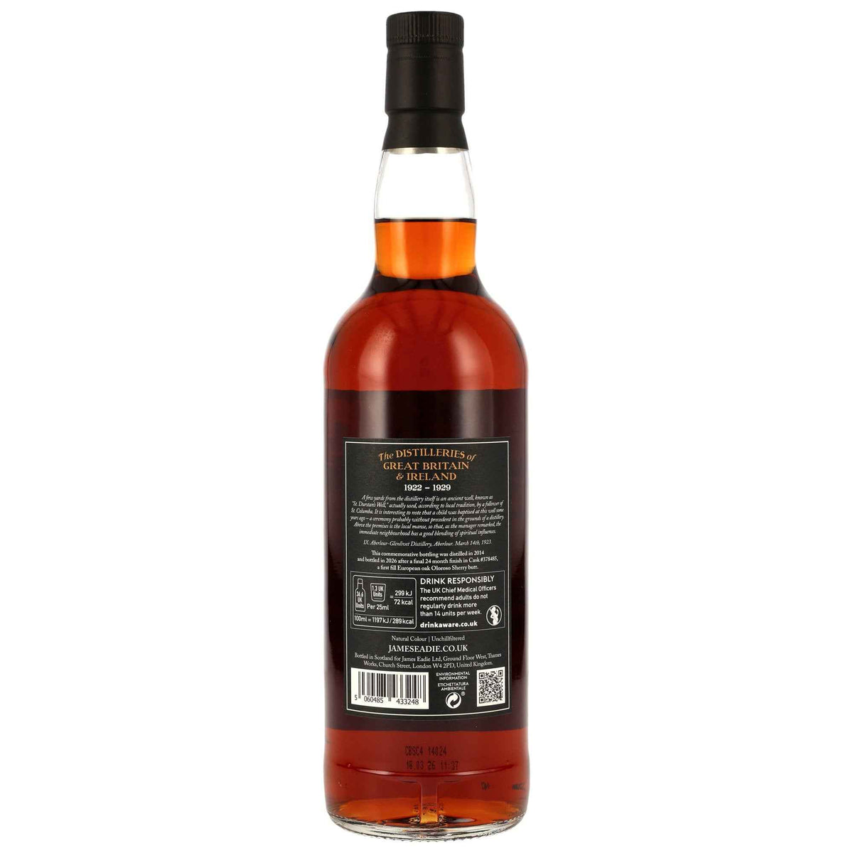 Aberlour 11 2014/2026 - James Eadie - 1st Fill Oloroso Sherry Butt Finish #378485