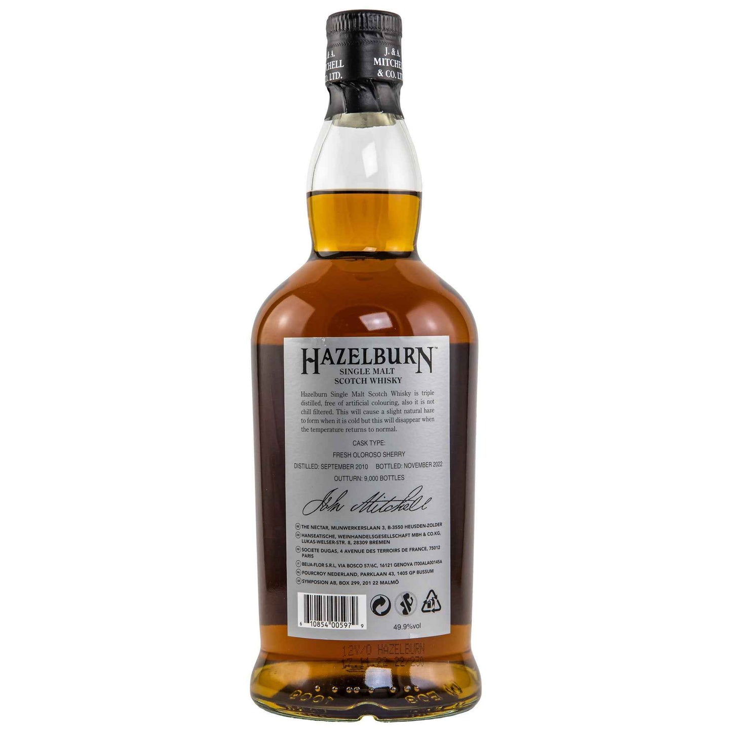 Hazelburn 12 2010/2022 - Oloroso Cask