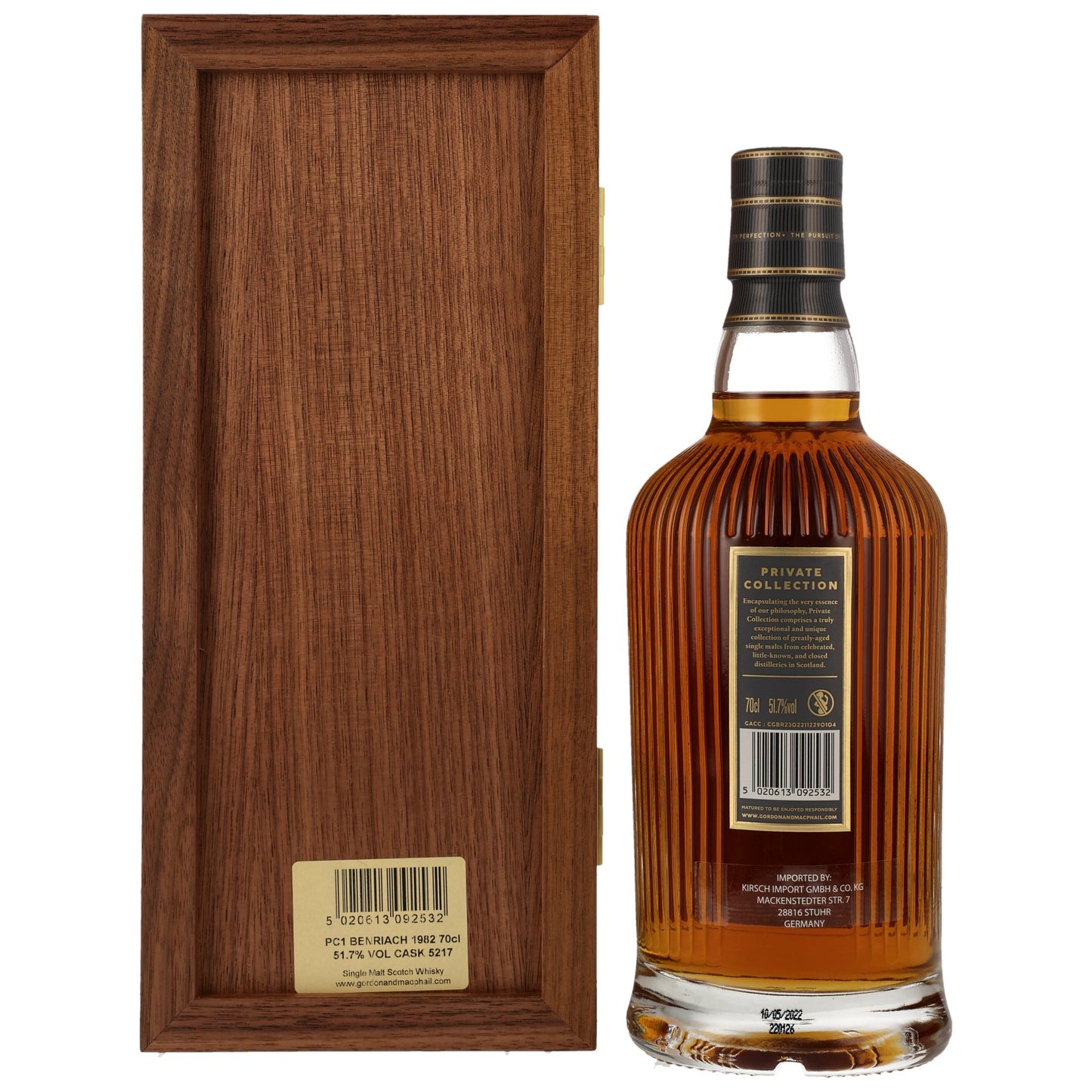 Benriach 40 1982/2022 - Gordon & MacPhail Private Collection - Refill American Hogshead #5217