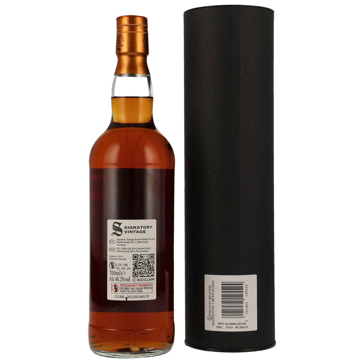 Glenallachie 11 2012/2024 - Signatory Vintage - Small Batch Edition #8
