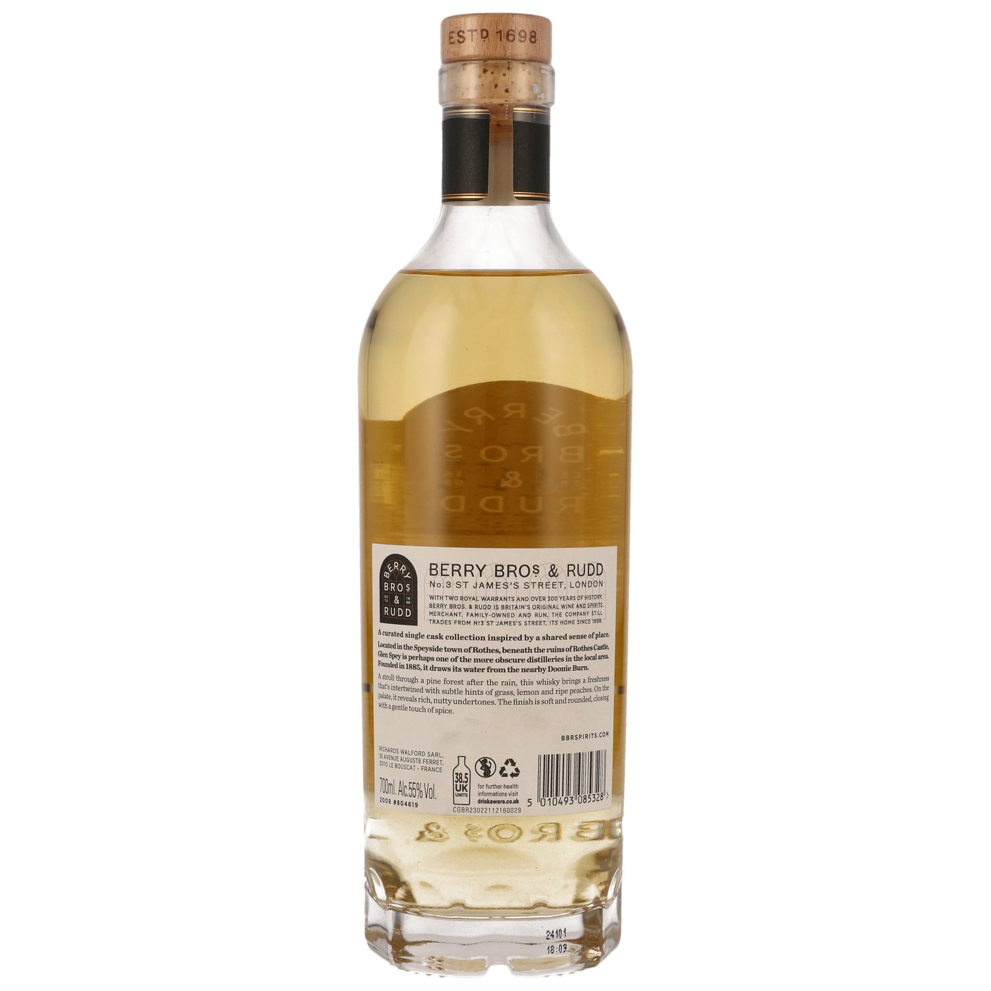 Glen Spey 14 2009/2024 - Berry Bros and Rudd Glens & Valleys - Barrel #804619