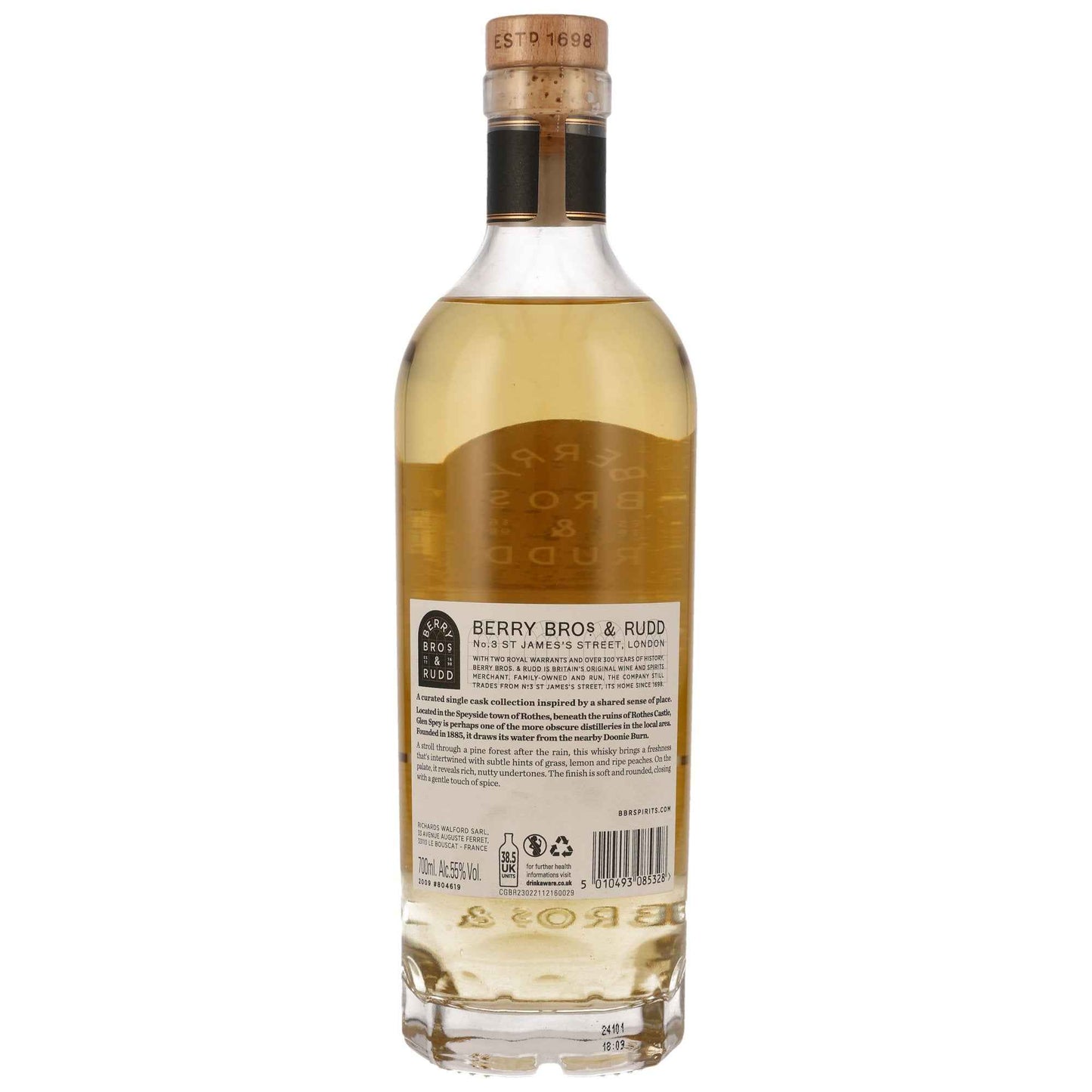 Glen Spey 14 2009/2024 - Berry Bros and Rudd Glens & Valleys - Barrel #804619