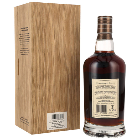 Balblair 30 1993/2024 - Gordon & MacPhail Connoisseurs Choice - First Fill Sherry Puncheon #1963