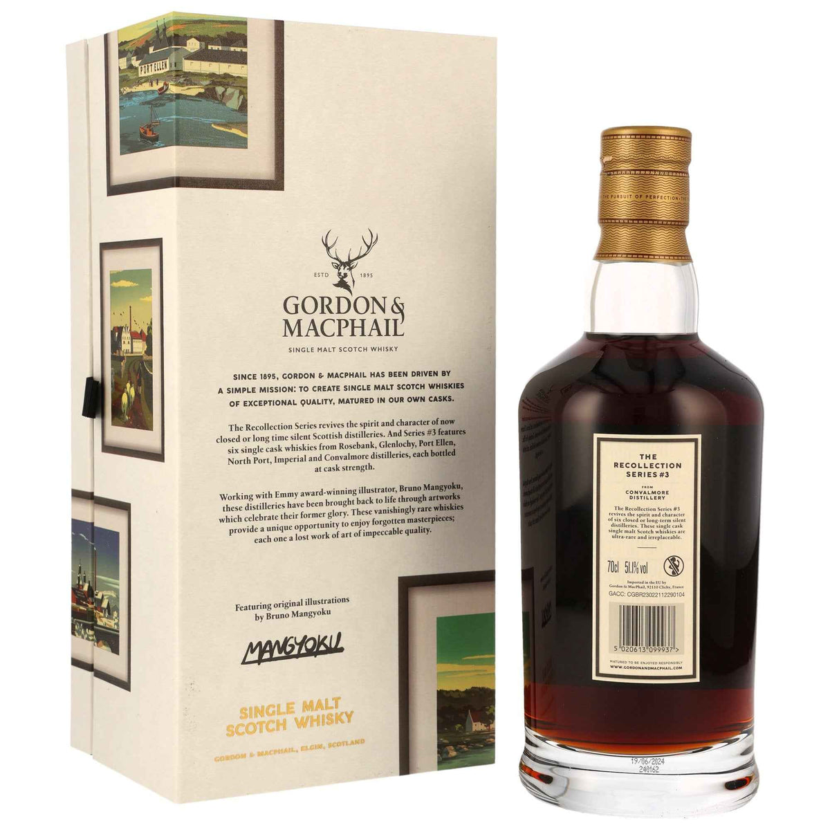 Convalmore 39 1984/2024 - Gordon & MacPhail - The Recollection Series #3 - Refill Sherry Hogshead #1733