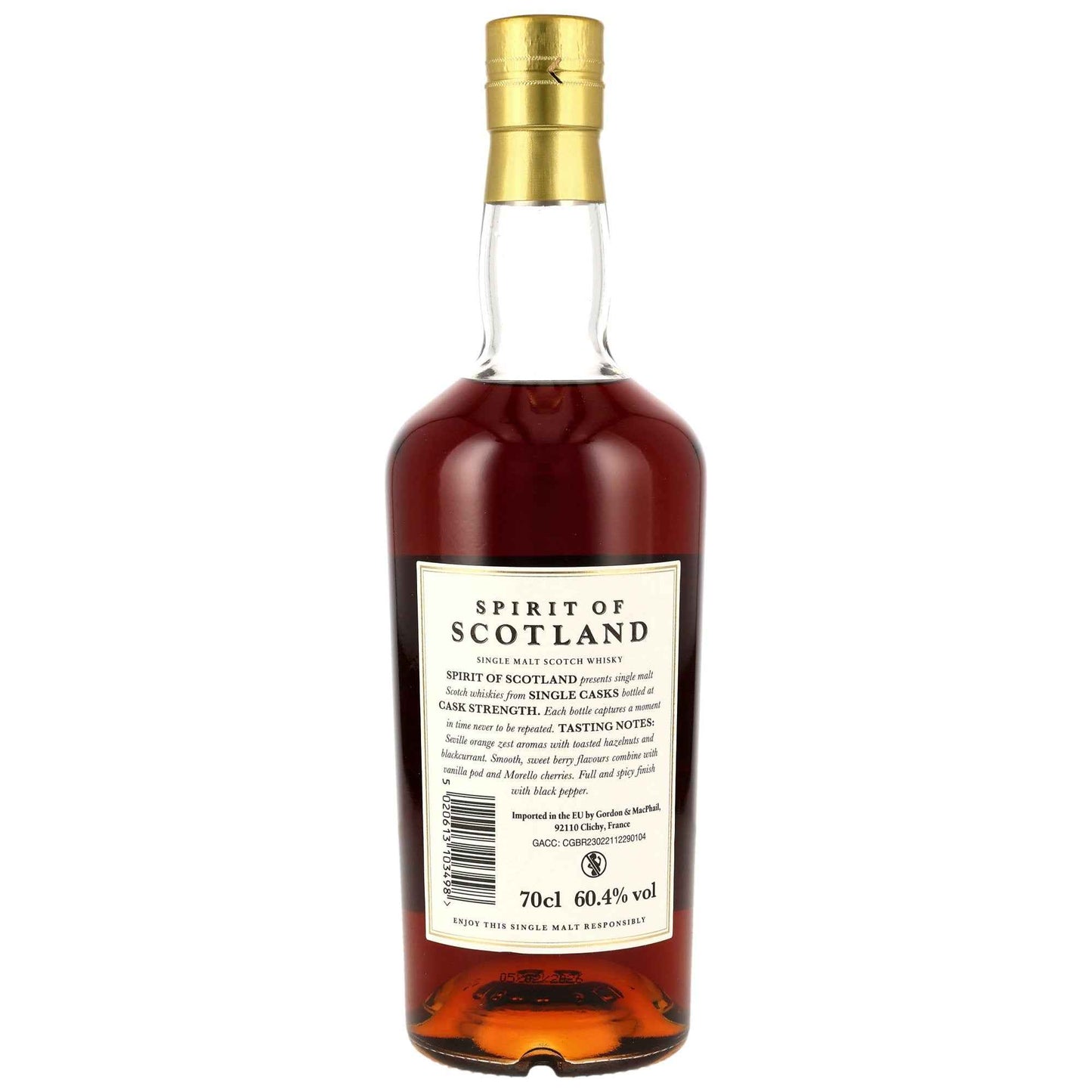 Glen Moray 12 2013/2026 - G&M Spirit of Scotland - 1st Fill Sherry Hogshead #2848