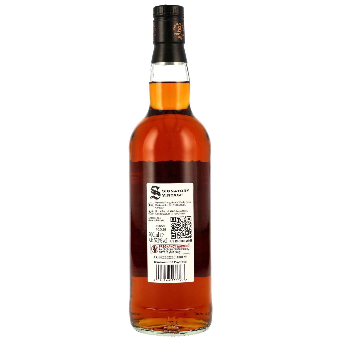 Benrinnes 13 2012/2026 - Signatory Vintage - 100 PROOF #78