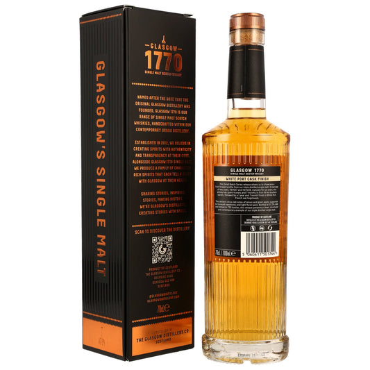 Glasgow 1770 6 2019/2026 - Triple Distilled - White Port Cask Finish