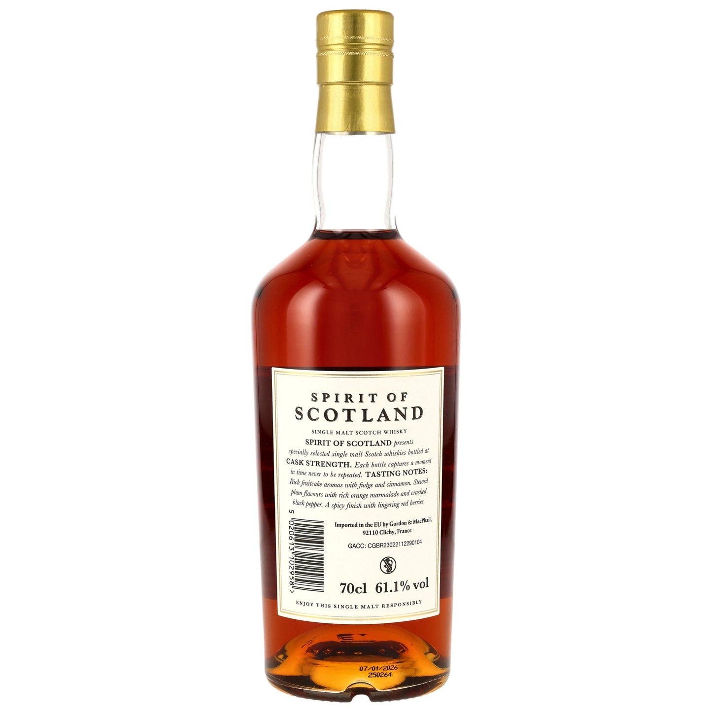 Aberfeldy 14 2011/2026 - G&M Spirit of Scotland - 1st Fill Sherry Butt #7791