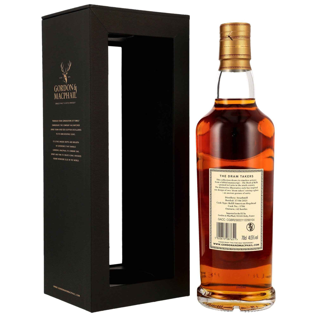 Strathmill 47 1974/2021 - Dram Takers Collection (Gordon & MacPhail) - Refill American Hogshead #1786