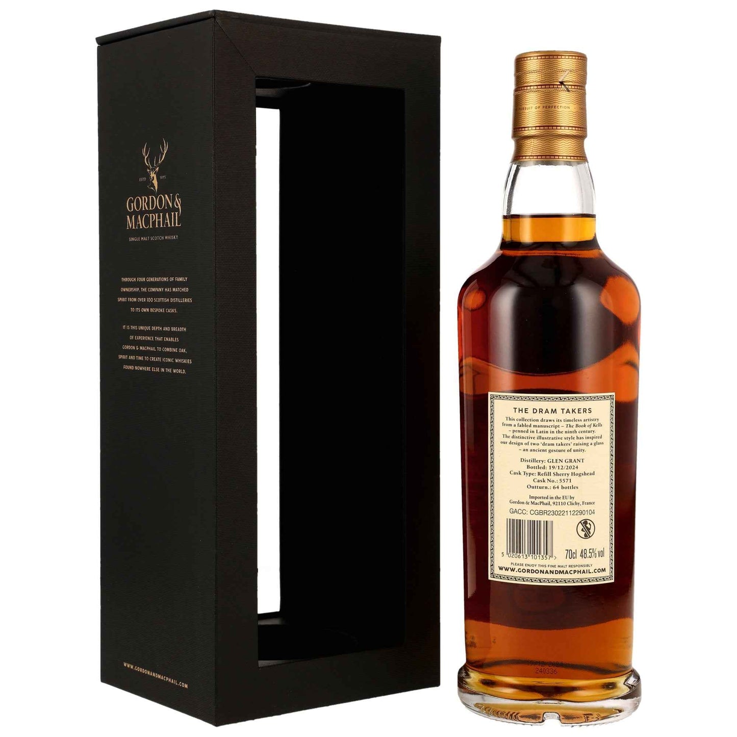 Glen Grant 57 1967/2024 - Dram Takers Collection (Gordon & MacPhail) - Refill Sherry Hogshead #5571
