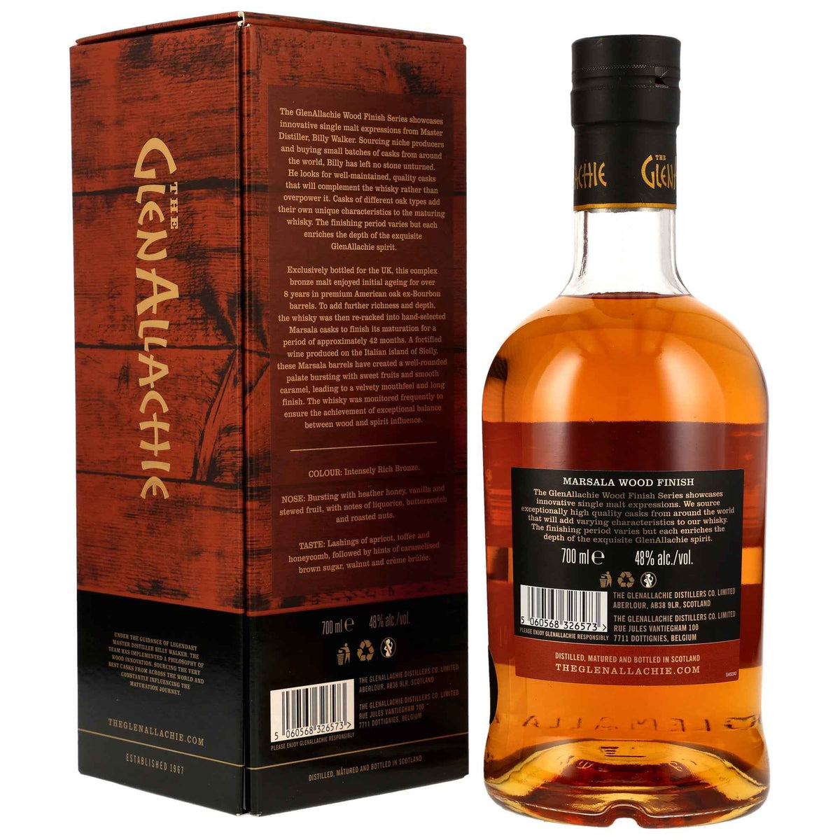GlenAllachie 11 - Marsala Wood Finish