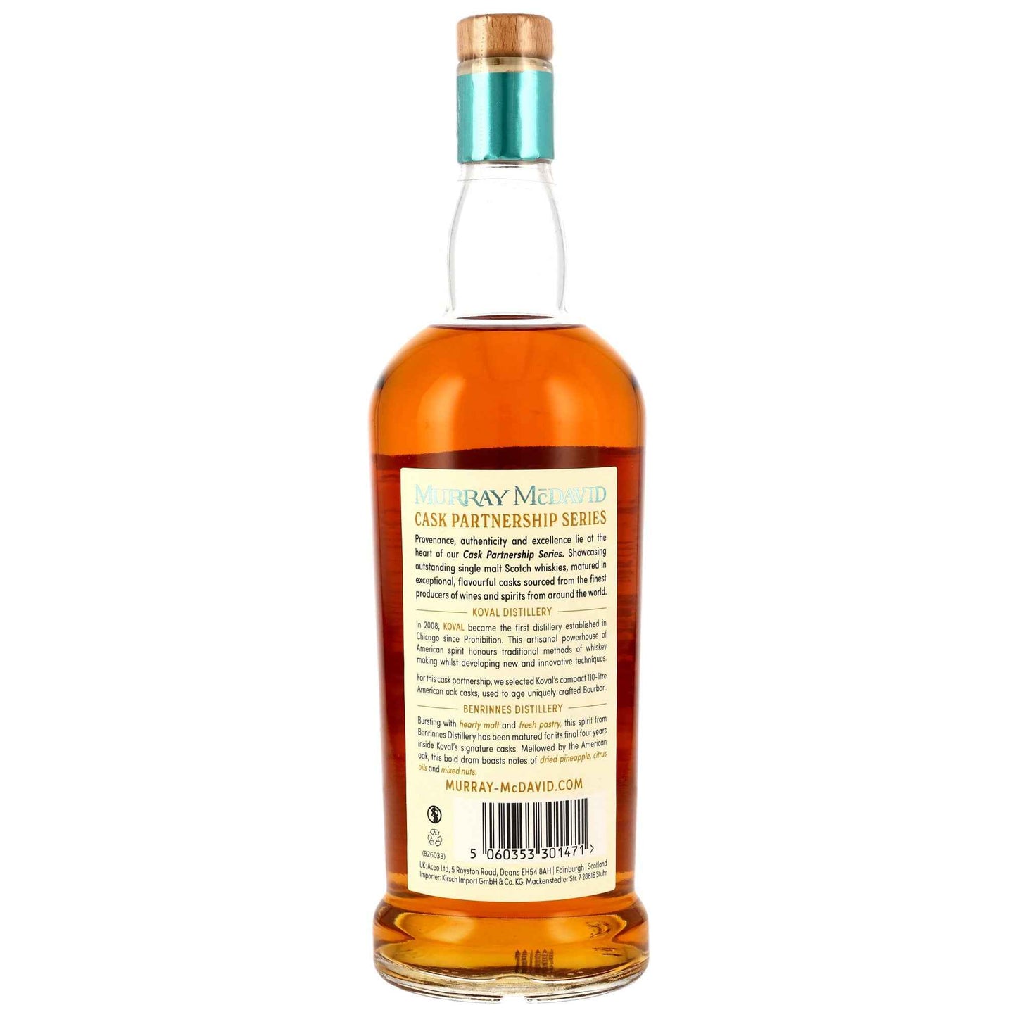 Benrinnes 9 2016/2026 - Cask Partnership (Murray McDavid) - Koval Bourbon Cask Finish