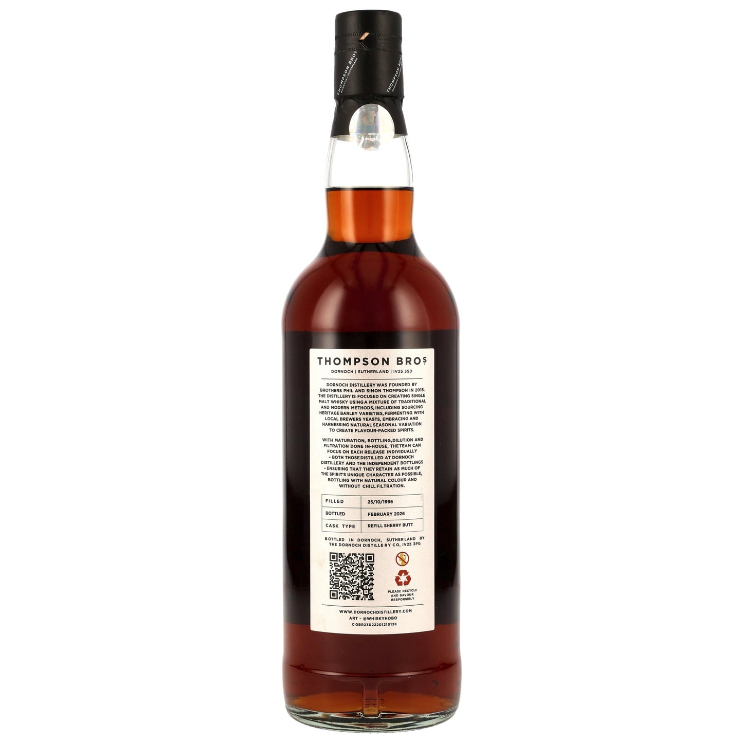 Ben Nevis 29 1996/2026 - Thompson Bros. - Refill Sherry Butt #1497
