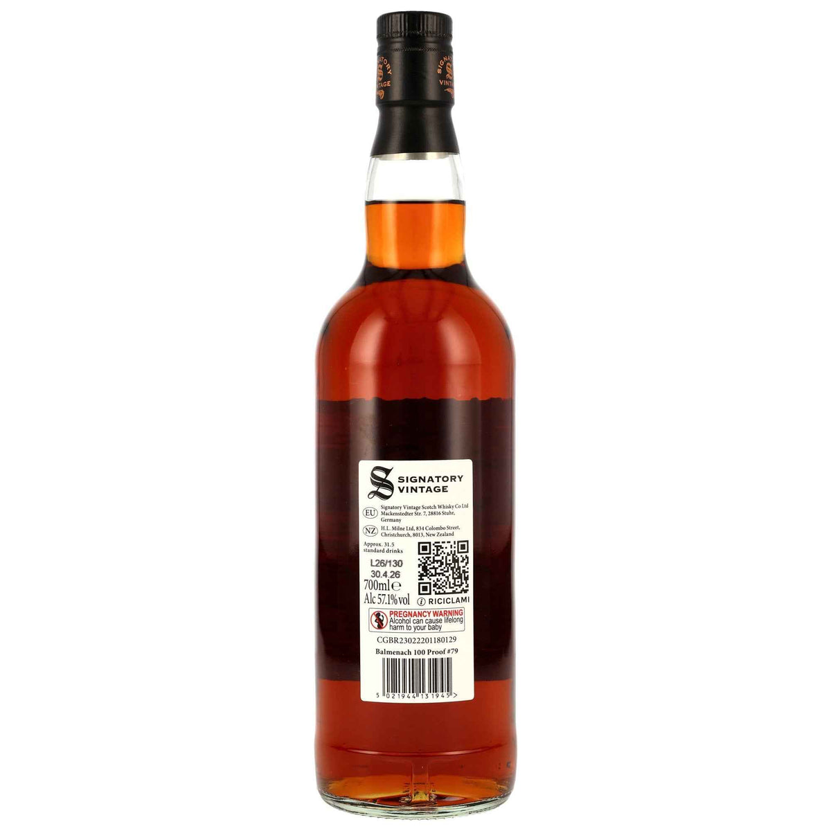 Balmenach 10 2016/2026 - Signatory Vintage - 100 PROOF #79