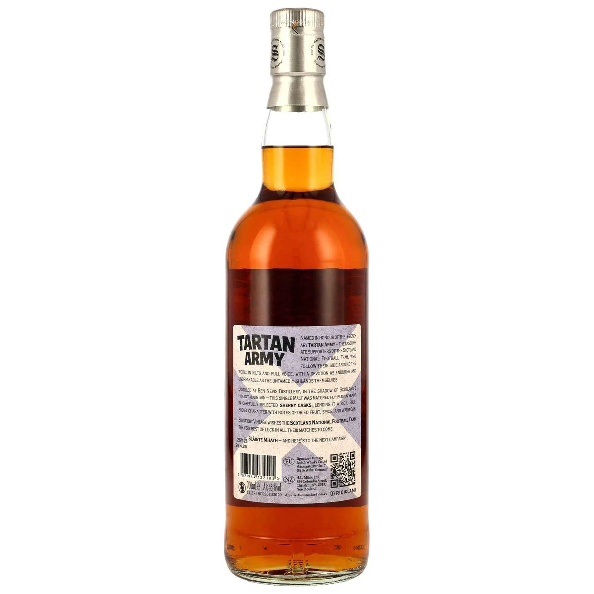 Ben Nevis 11 - Signatory Vintage - Tartan Army