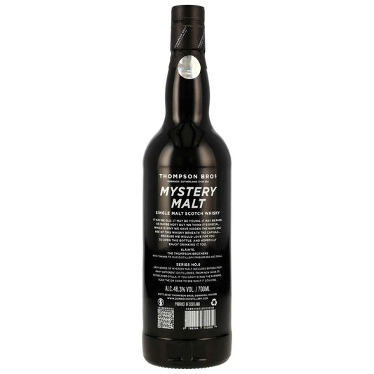 Mystery Malt Series #6 - Single Malt Scotch Whisky - Thompson Bros.