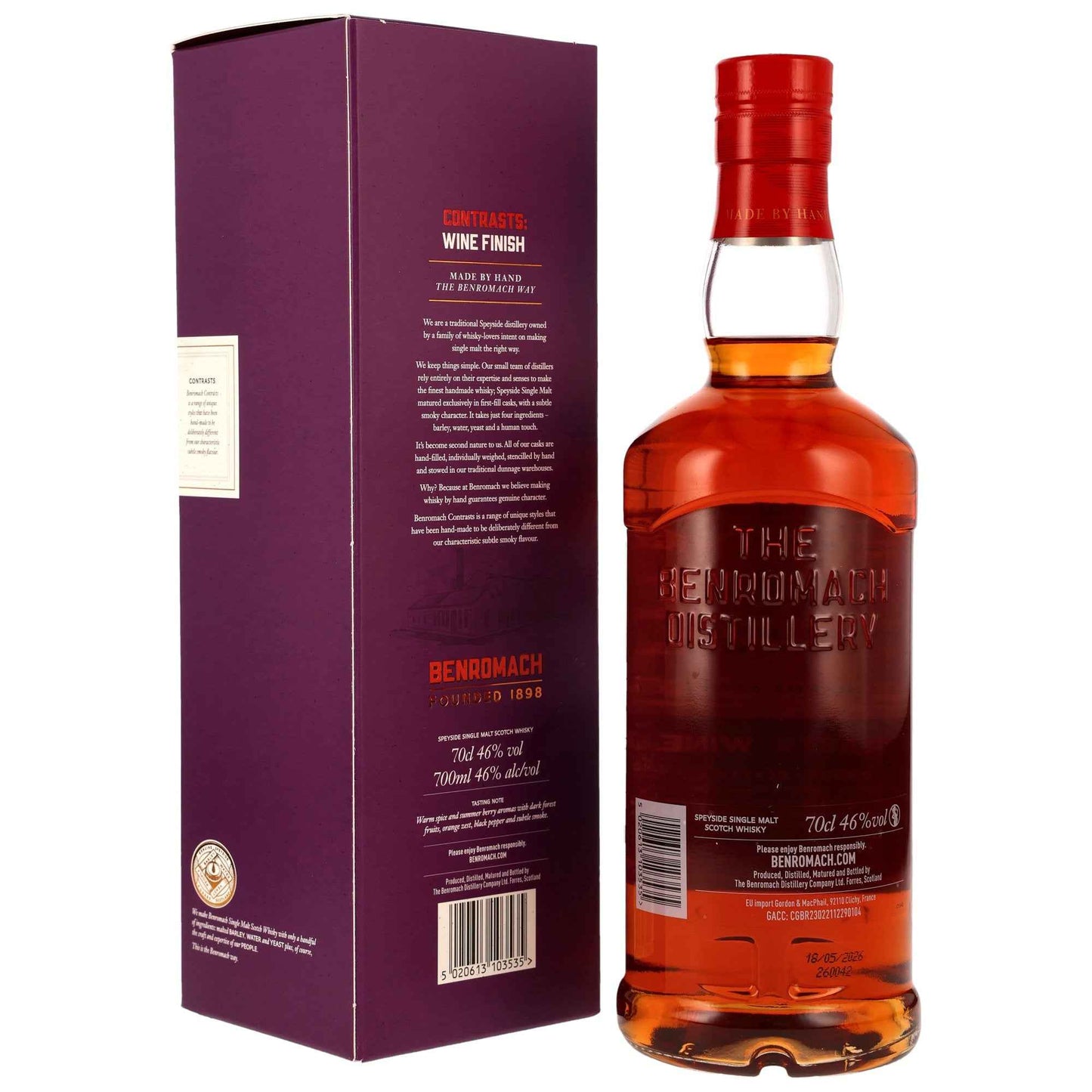 Benromach 2014/206 - Contrasts: Cote-Rotie Wine Cask Finish