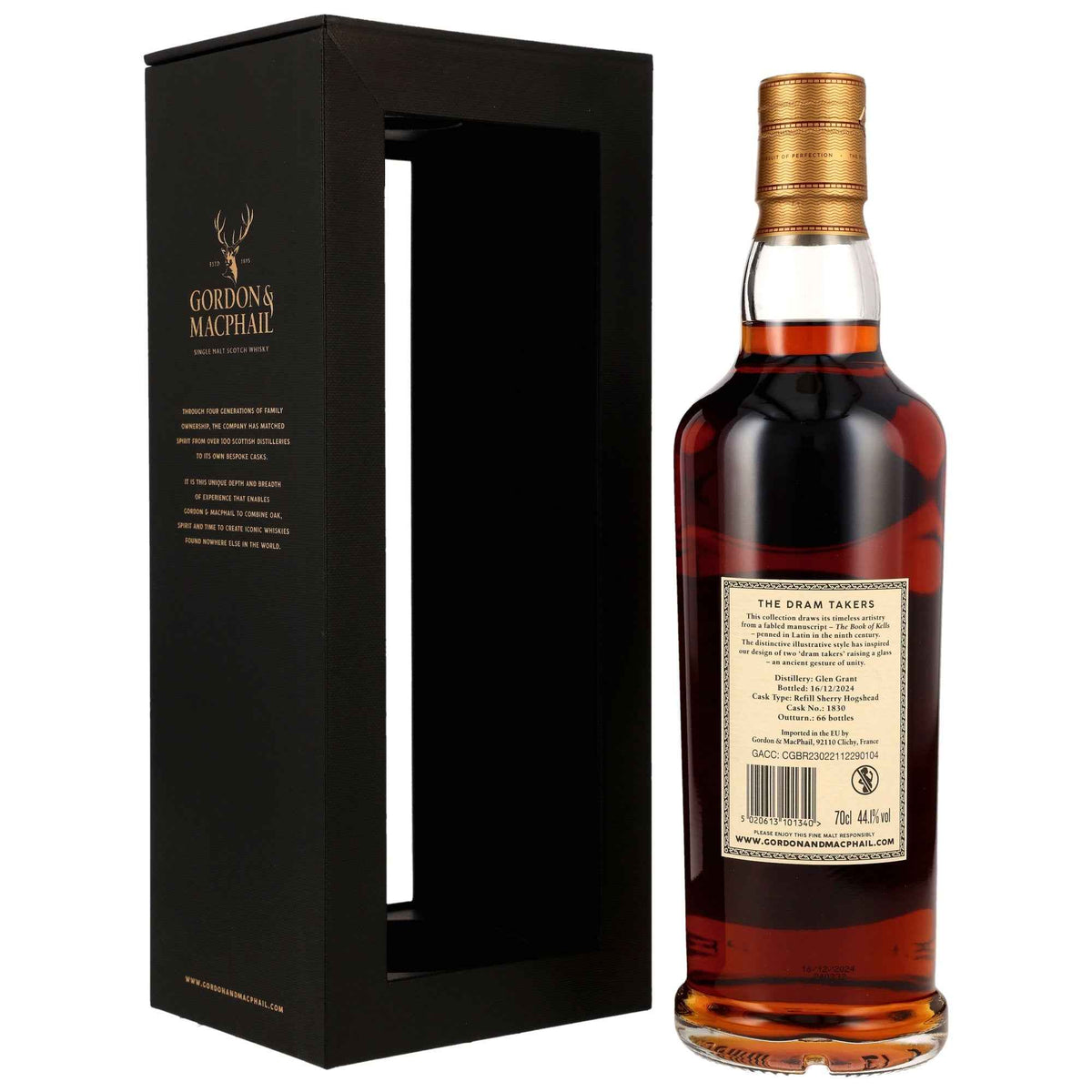 Glen Grant 70 1954/2024 - Dram Takers Collection (Gordon & MacPhail) - Refill Sherry Hogshead #1830