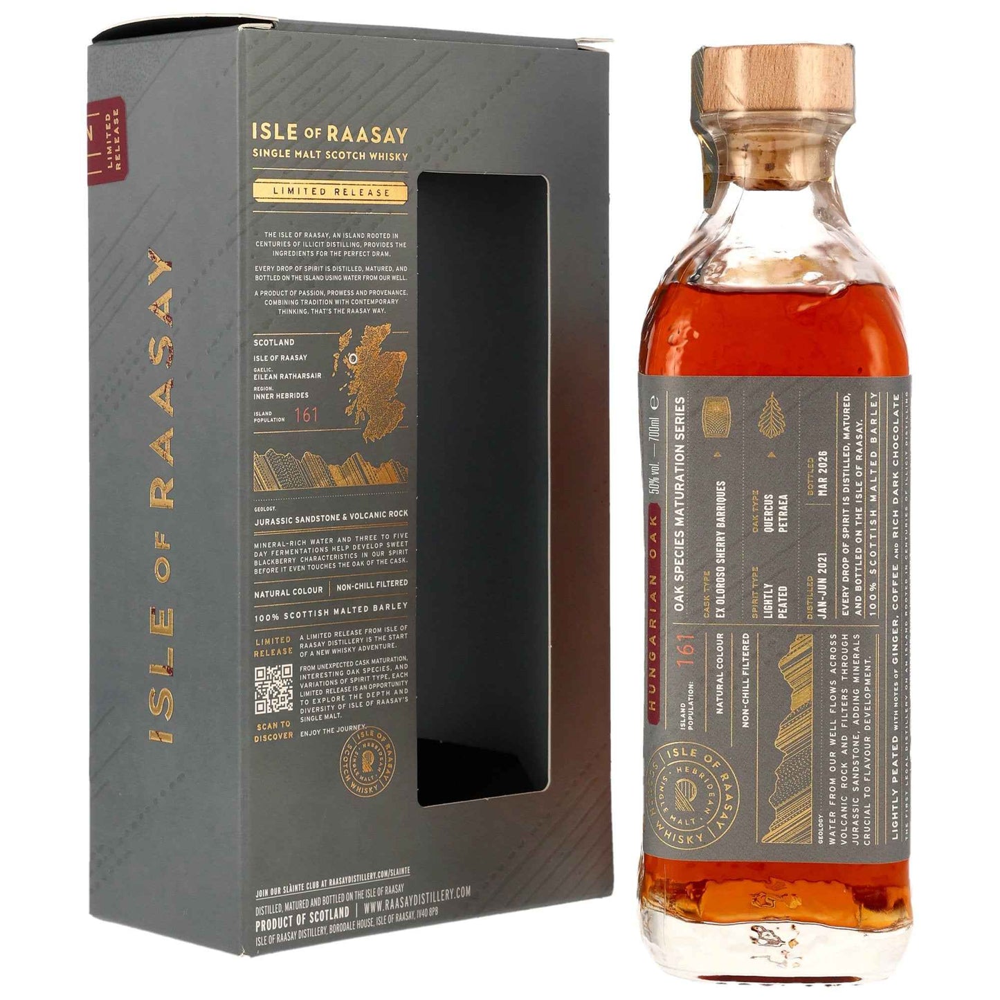 Isle of Raasay - Oak Species: Hungarian Oak Oloroso Sherry Barrique