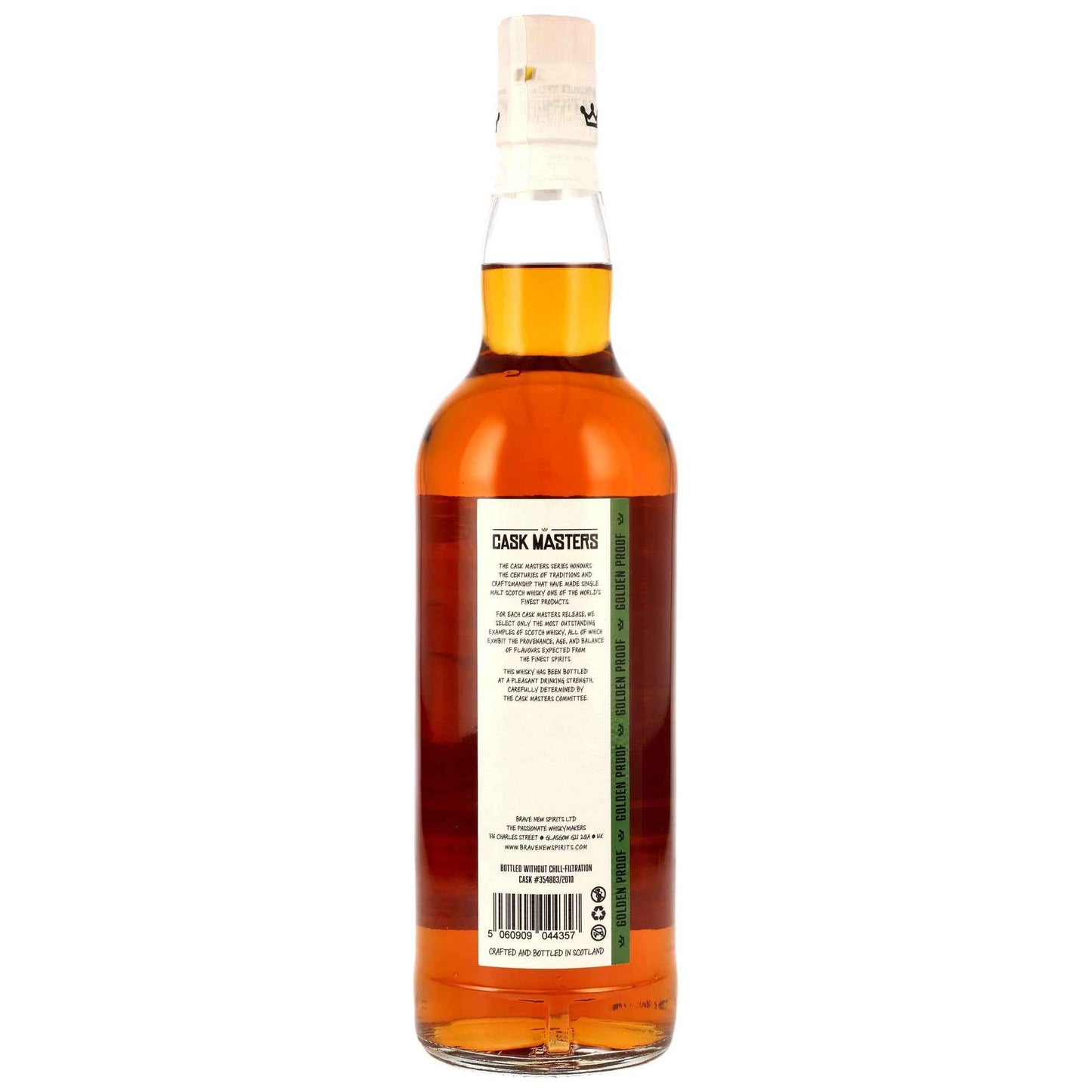Cameronbridge 15 2010/2026 - Cask Masters (Brave New Spirits) - 2nd Fill Sherry HHD #354883/2010