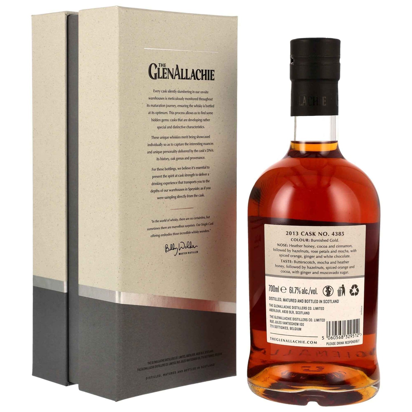 GlenAllachie 12 2013/2025 - Single Cask - European Virgin Oak Hogshead #4385