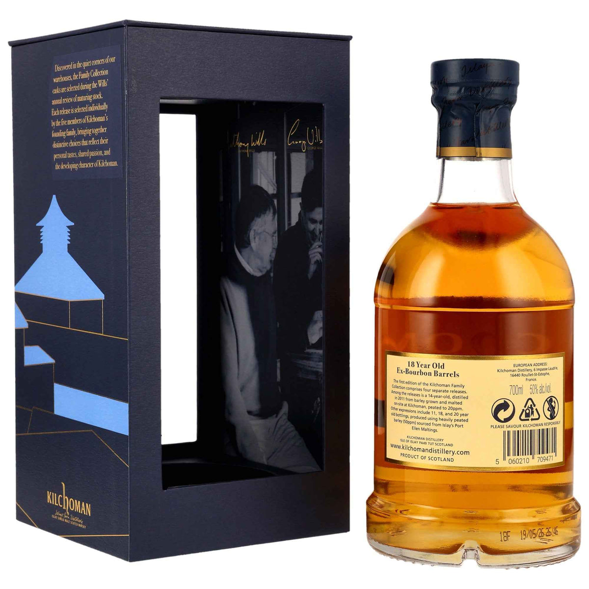 Kilchoman 18 - Family Collection First Edition - Bourbon Matured Heavily Peated