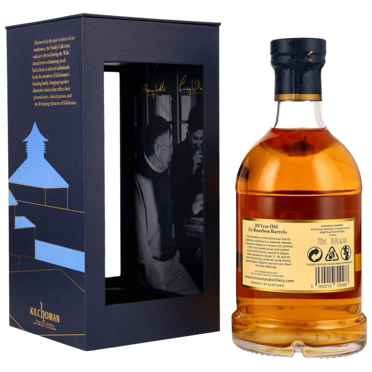 Kilchoman 20 - Family Collection First Edition - Bourbon Matured Heavily Peated