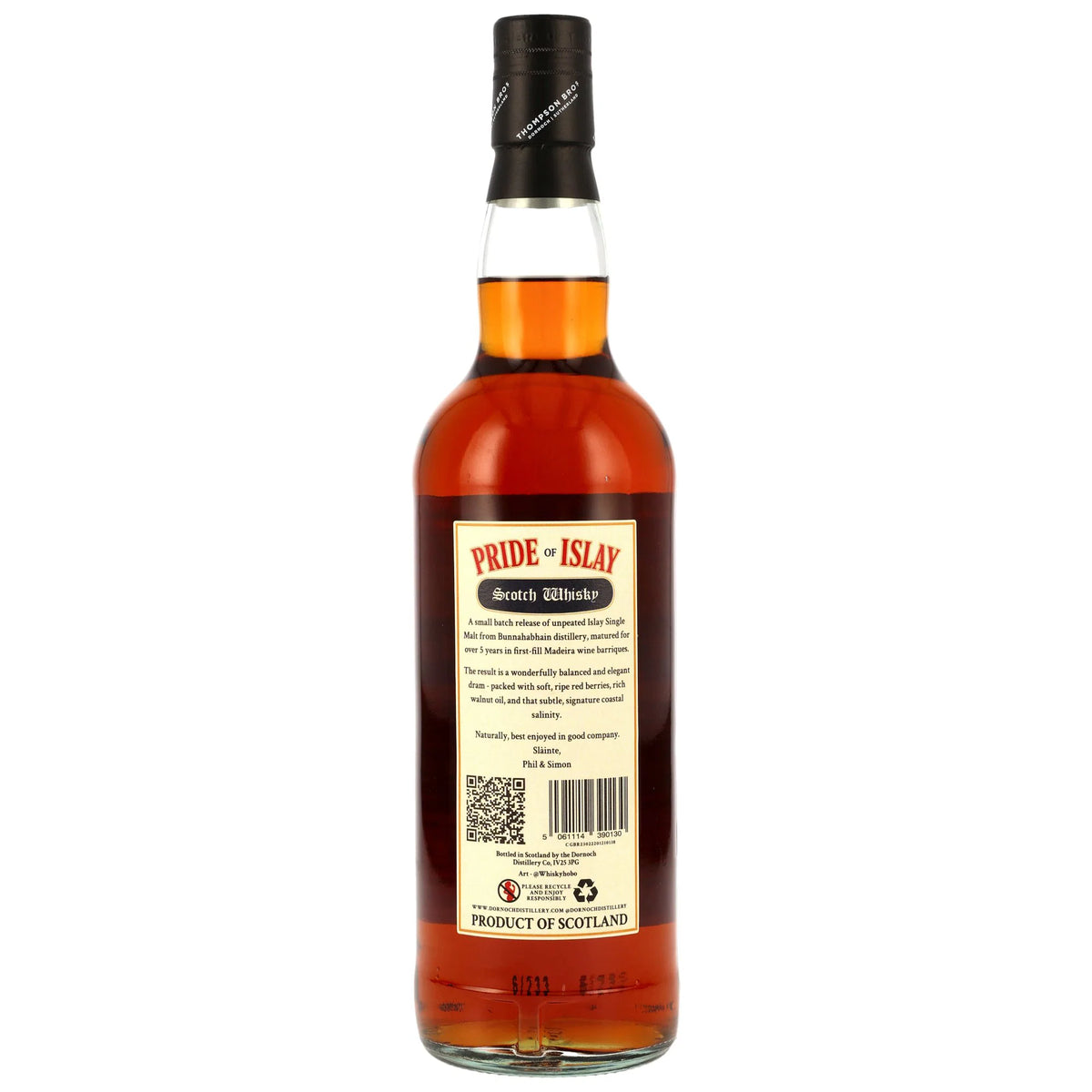 Bunnahabhain 12 - Pride of Islay Thompson Bros. - Madeira Cask Finish
