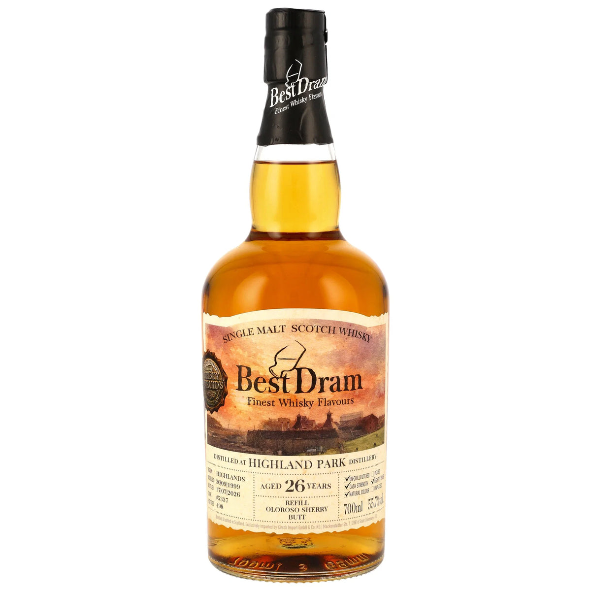 Highland Park 26 1999/2026 - Best Dram - Refill Oloroso Sherry Butt #5337