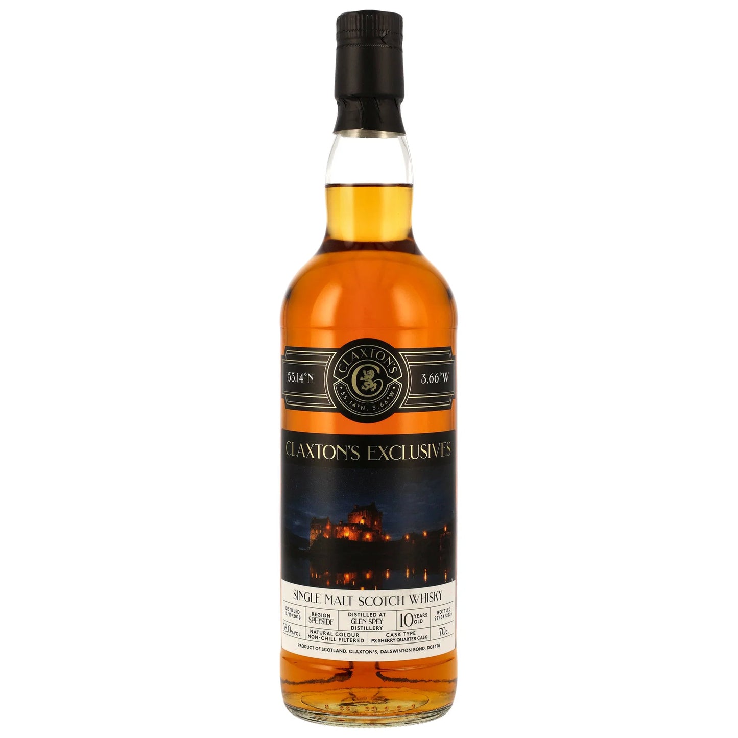 Glen Spey 10 2015/2026 - Claxtons - PX Sherry Quarter Cask