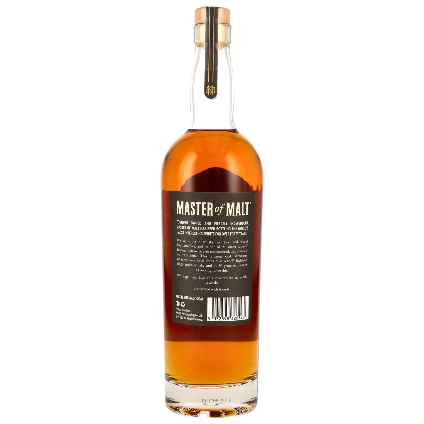 Invergordon 50 1974/2025 - Master of Malt - Refill Bourbon Cask