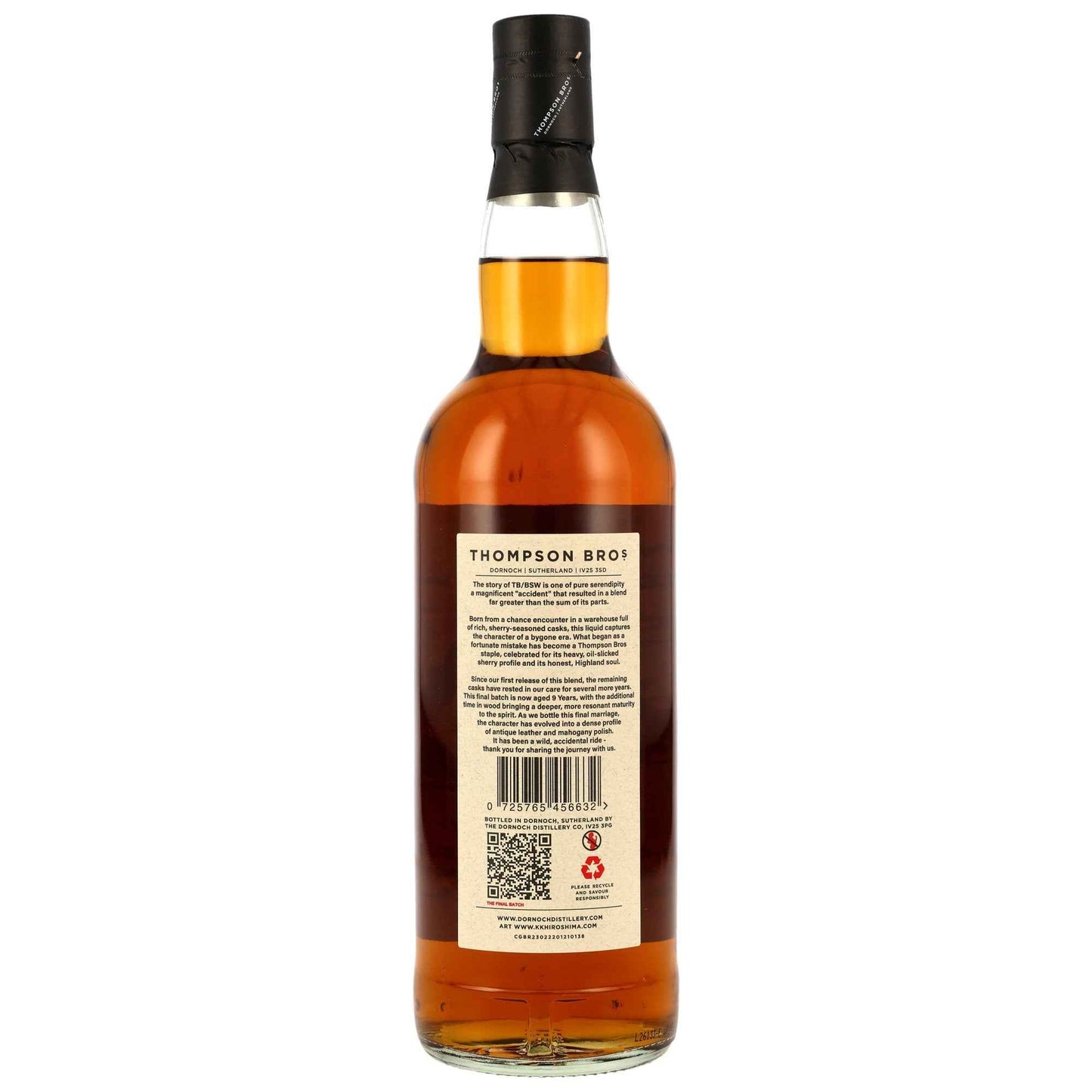 TB/BSW Blended Scotch Whisky 9 - Thompson Bros. - Final Release