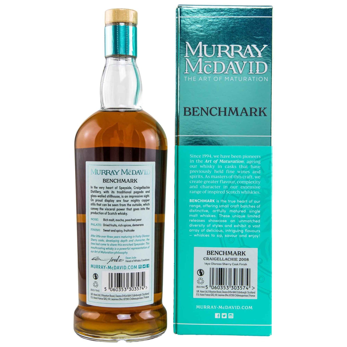 Craigellachie 14 2008/2022 - Murray McDavid - Oloroso Sherry Cask Finish