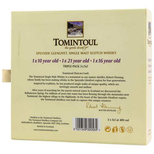 Tomintoul Collection 3 x 5 cl (Miniaturen)