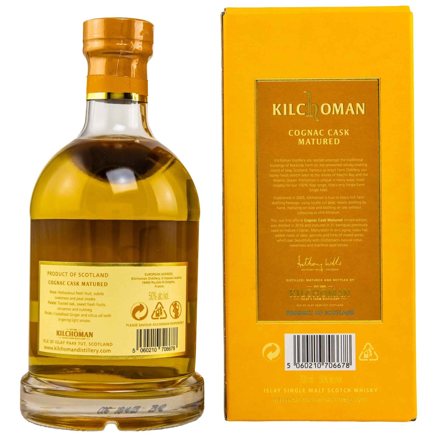 Kilchoman 2016/2023 - Cognac Cask Matured