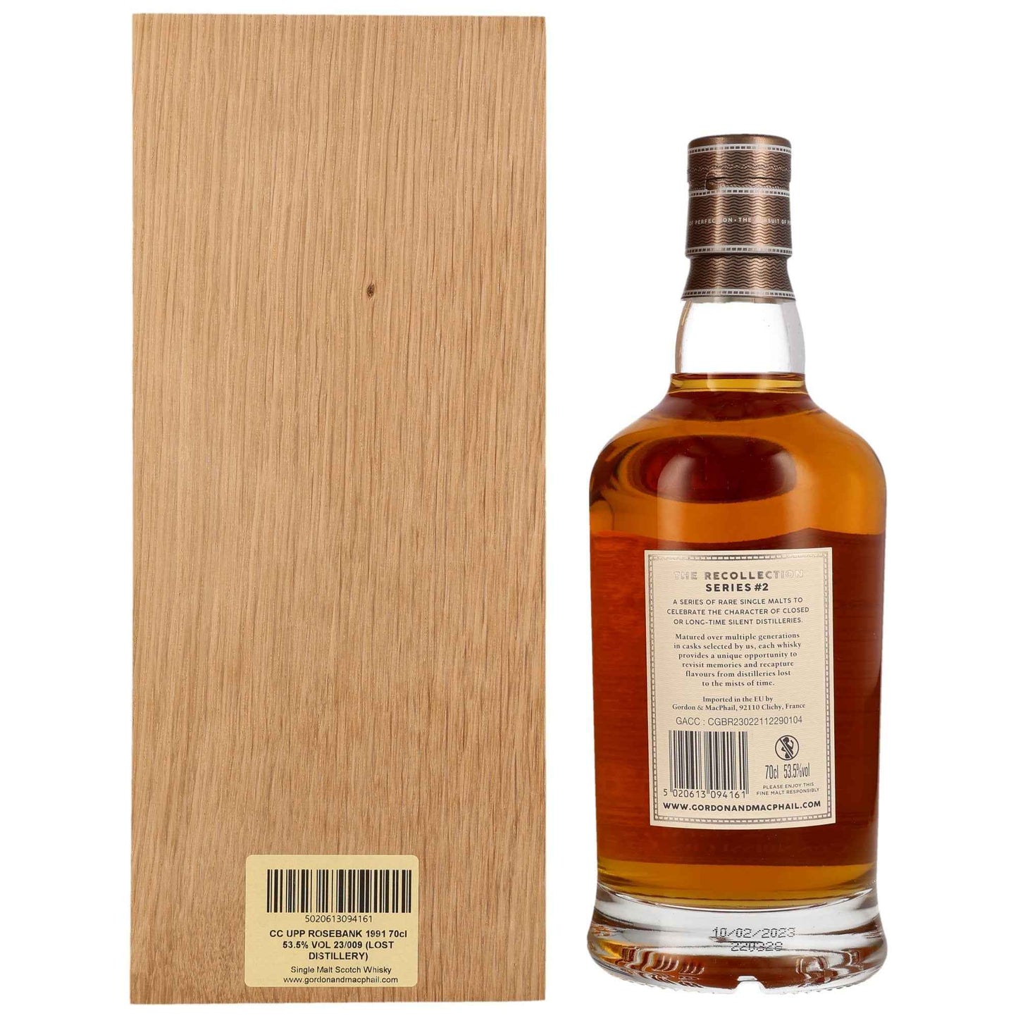 Rosebank 31 1991/2023 - Gordon & MacPhail Connoisseurs Choice - First Fill Bourbon Barrel #2122