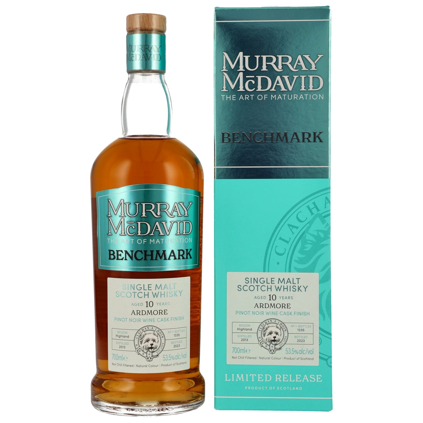 Ardmore 10 2013/2023 - Murray McDavid - First Fill Pinot Noir Cask Finish
