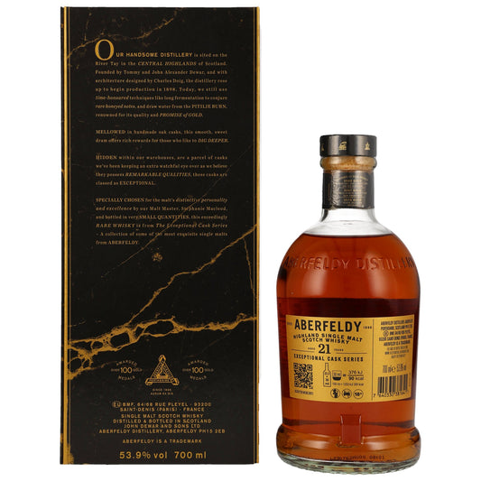 Aberfeldy 21 - Exceptional Cask for Germany - Pauillac Redwine Cask