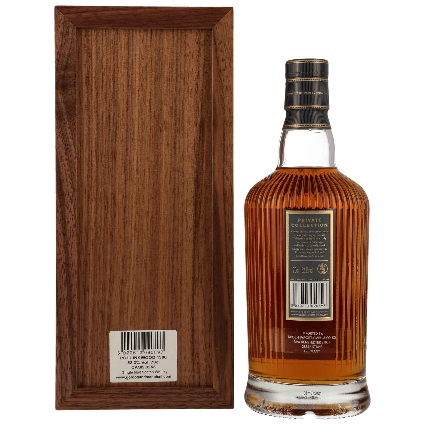 Linkwood 41 1980/2021 - Gordon & MacPhail Private Collection - Refill American Hogshead #8255
