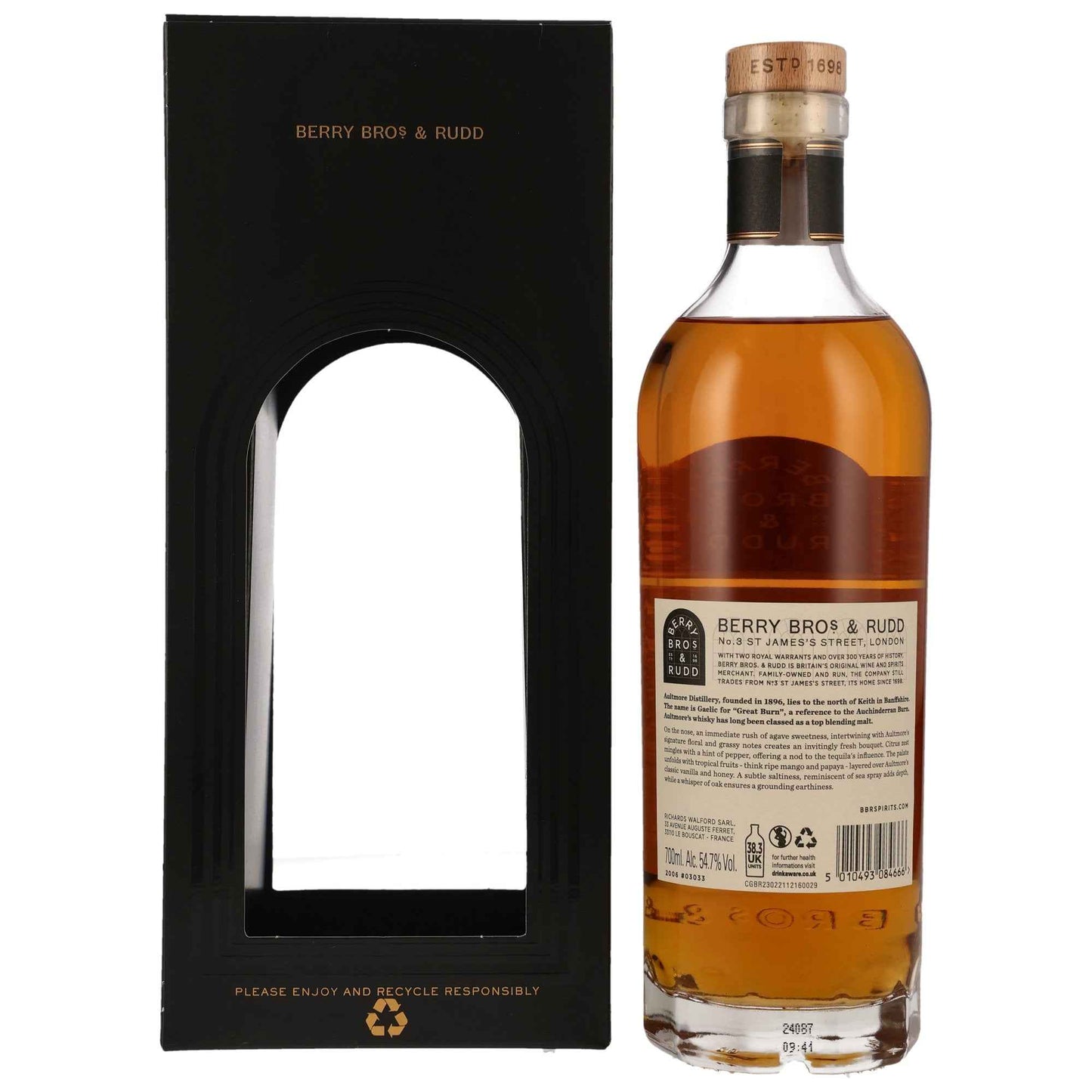 Aultmore 2006/2024 - Berry Bros and Rudd - Tequila Finish #03033