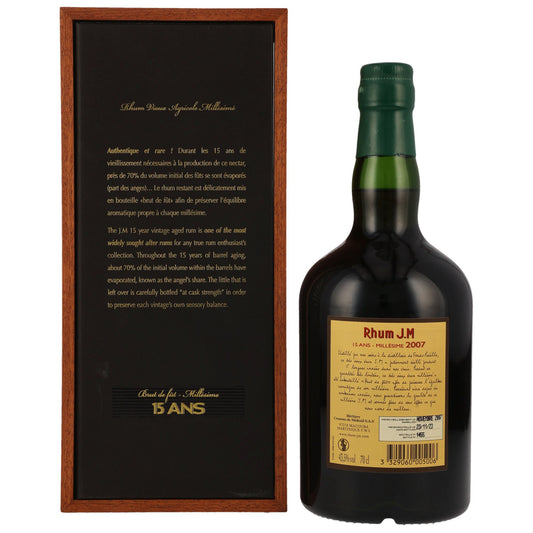 Rhum J.M 15 2007 - Vintage - Cask Strength