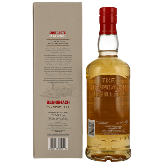 Benromach 2014/2024 - Contrasts: Peat Smoke - Bourbon Cask