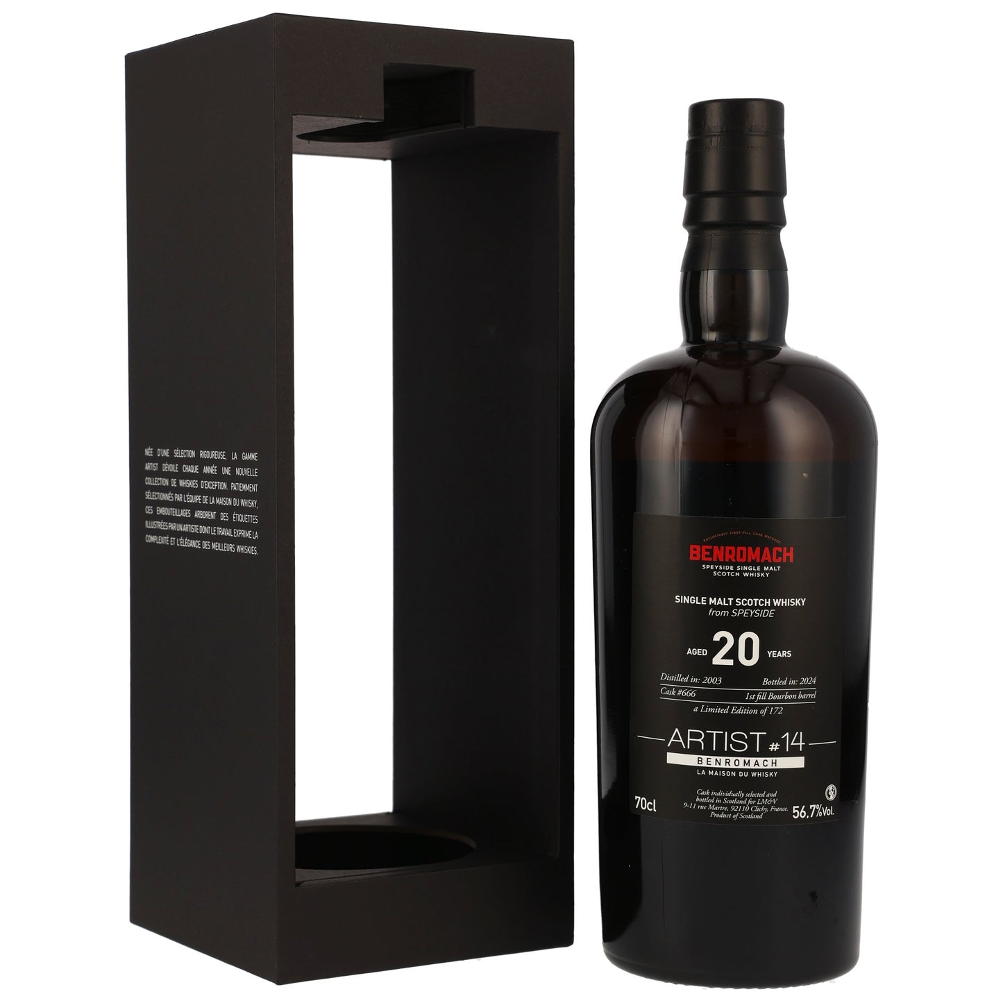 Benromach 20 2003/2024 - 1st Fill Bourbon Barrel 666 - Artist #14