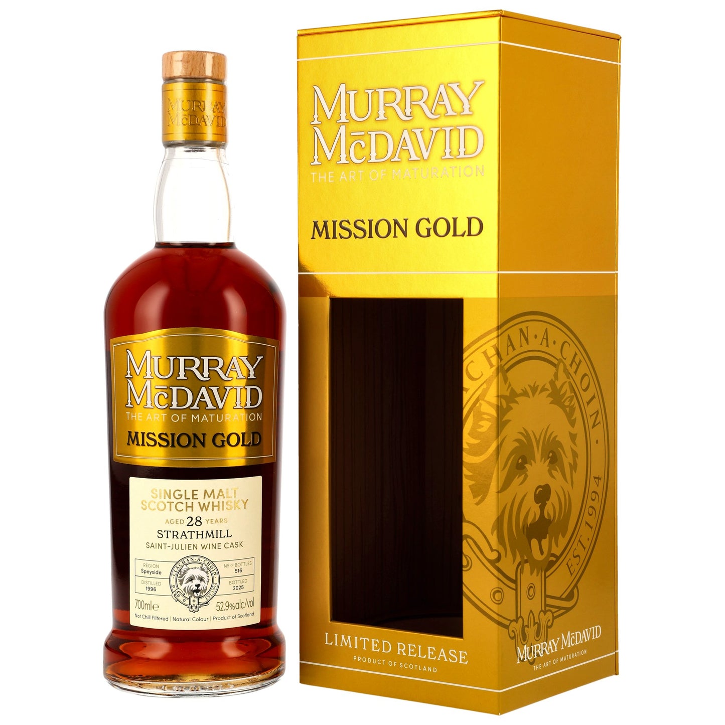Strathmill 28 1996/2025 - Murray McDavid - Saint- Julien Wine Cask Finish