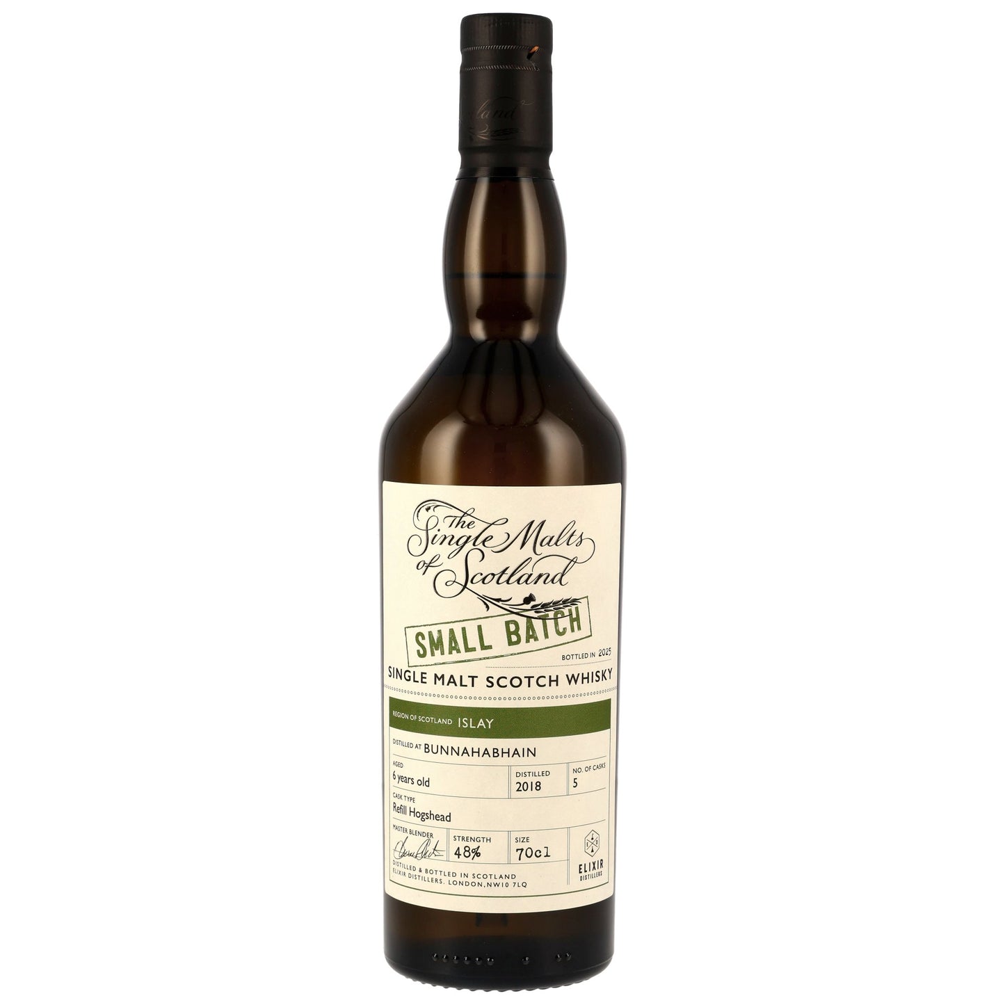 Bunnahabhain 6 2018/2025 - Small Batch (SMoS) - Refill Hogsheads