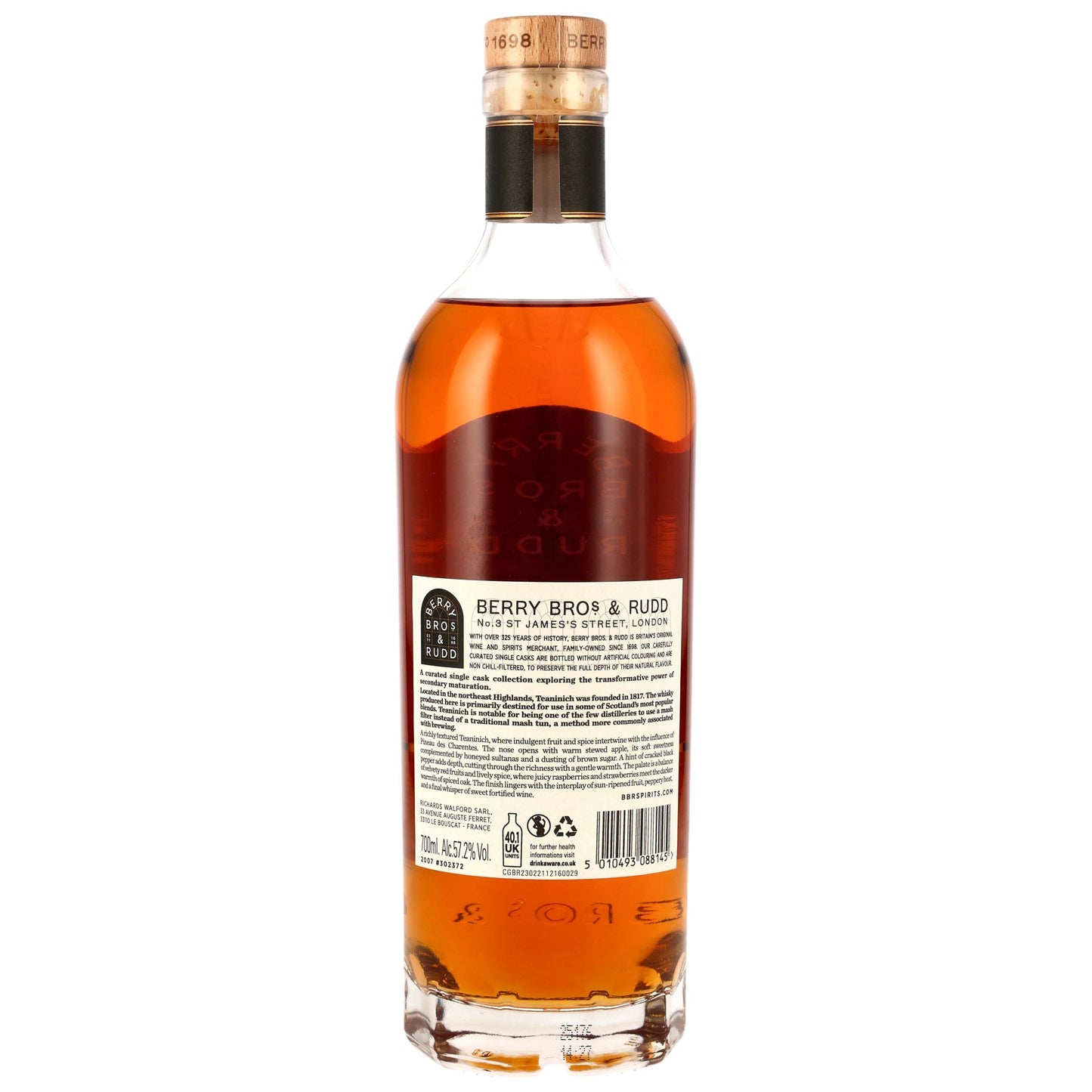 Teaninich 18 2007/2025 - Berry Bros and Rudd - Pineau des Charentes Finish #302372