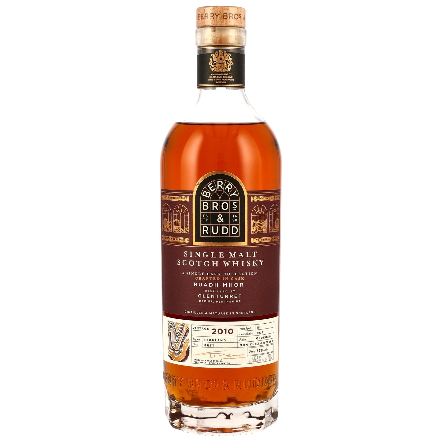 Ruadh Mhor (Glenturret) 15 2010/2025 - Berry Bros and Rudd - Oloroso Sherry Cask Finish #8027