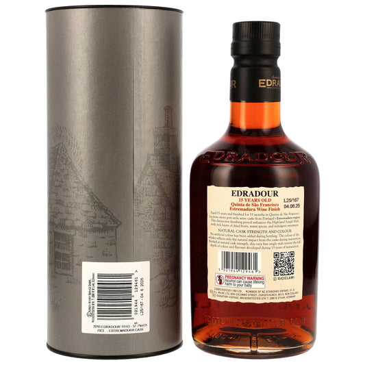 Edradour 15 2010/2025 - Quinta des Sao Francisco Estremadura Wine Casks Finish