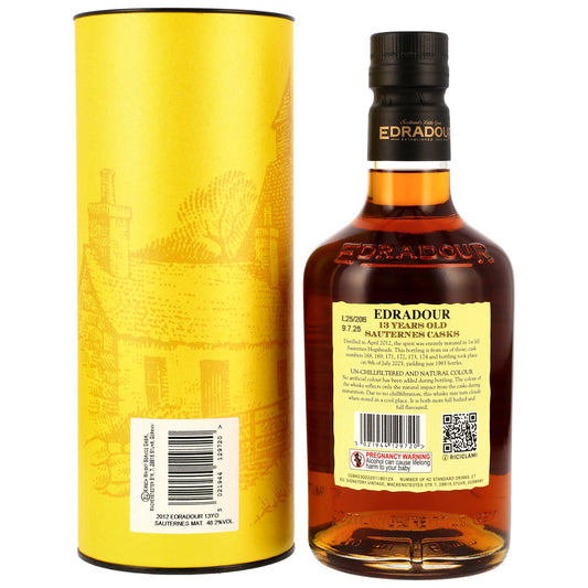 Edradour 13 2012/2025 - Small Batch - 1st Fill Sauternes Hogsheads #168, 169, 171-174
